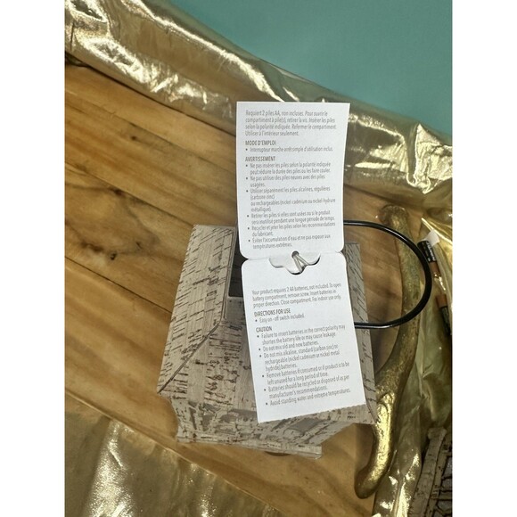 Moose LED Christmas Light Up Lantern Lamp Hanging Paper Pier 1 Imports - Picture 7 of 7